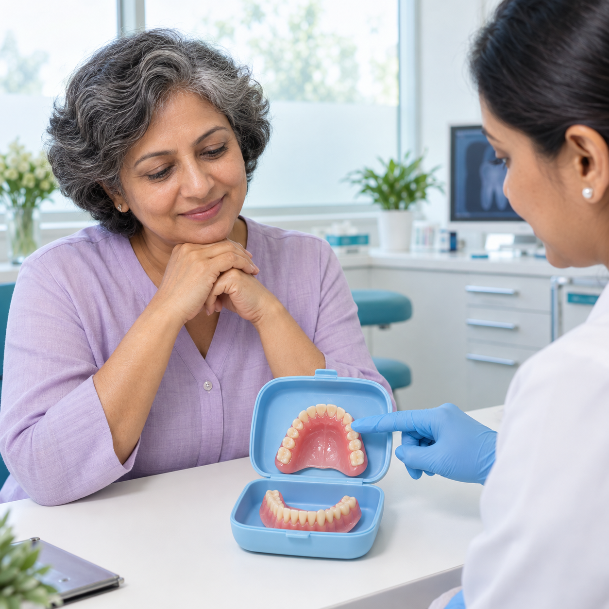 Removable Complete Dentures at Annjana Dental Clinic